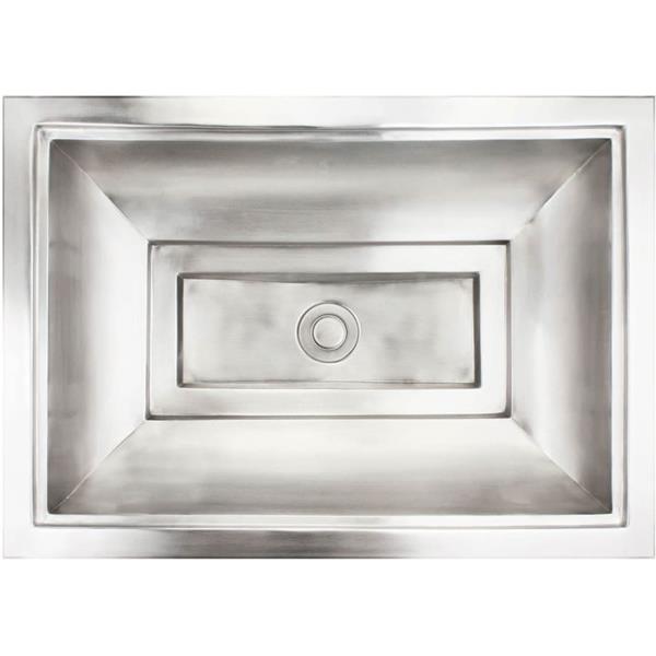 Linkasink - Tiffany Hand-Crafted Smooth Metal Bath/Bar Sink