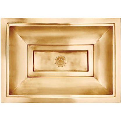 Linkasink - Tiffany Hand-Crafted Smooth Metal Bath/Bar Sink
