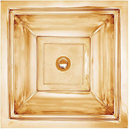 Linkasink - Tiffany Square Hand-Crafted Bath/Bar Sink