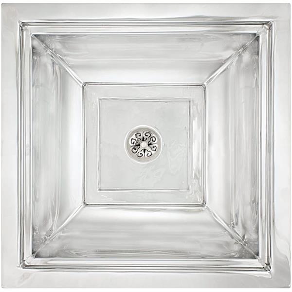 Linkasink - Tiffany Square Hand-Crafted Bath/Bar Sink