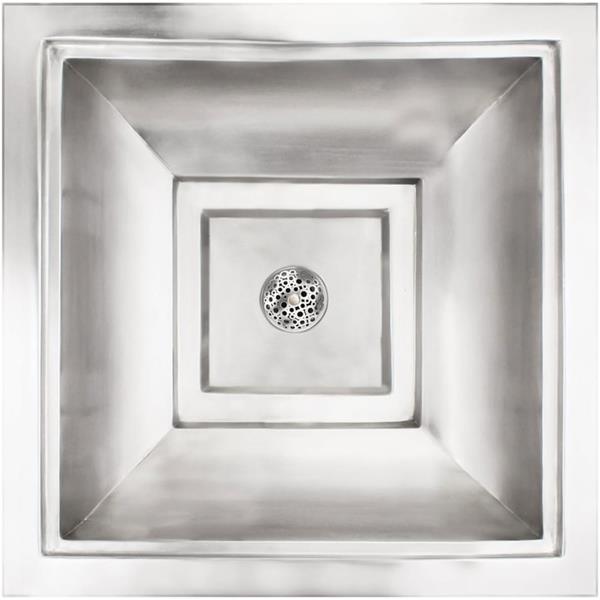 Linkasink - Tiffany Square Hand-Crafted Bath/Bar Sink