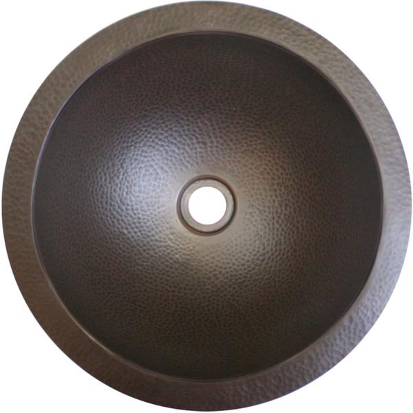 Linkasink - Small Round Builder's Series Hand-Hammered Metal Sink