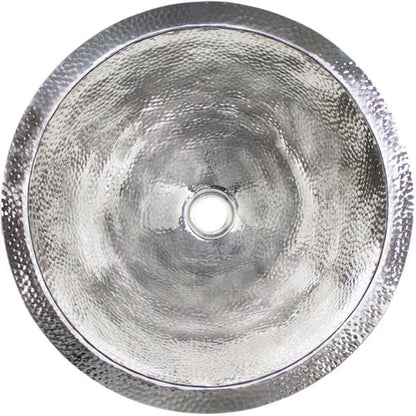 Linkasink - Small Round Builder's Series Hand-Hammered Metal Sink