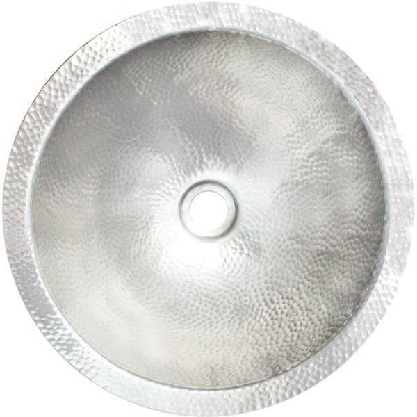 Linkasink - Small Round Builder's Series Hand-Hammered Metal Sink