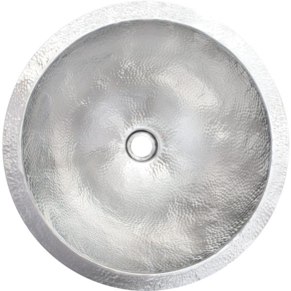 Linkasink - Large Round Builder's Series Hand-Hammered Metal Sink
