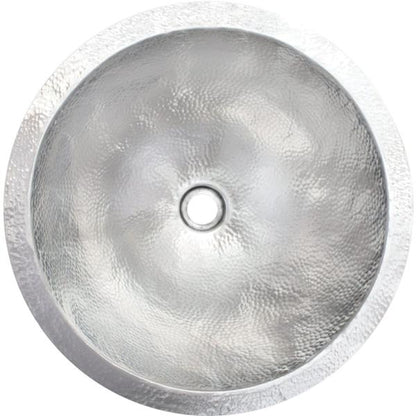 Linkasink - Large Round Builder's Series Hand-Hammered Metal Sink