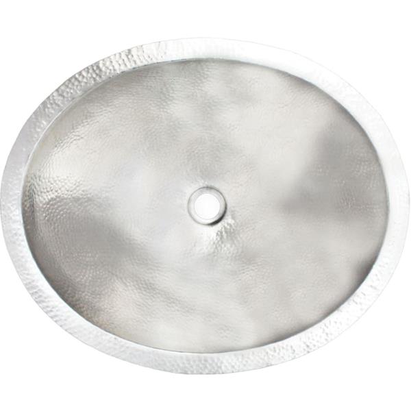 Linkasink - Oval Builder's Series Hand-Hammered Metal Sink