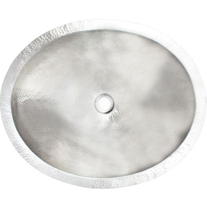 Linkasink - Oval Builder's Series Hand-Hammered Metal Sink