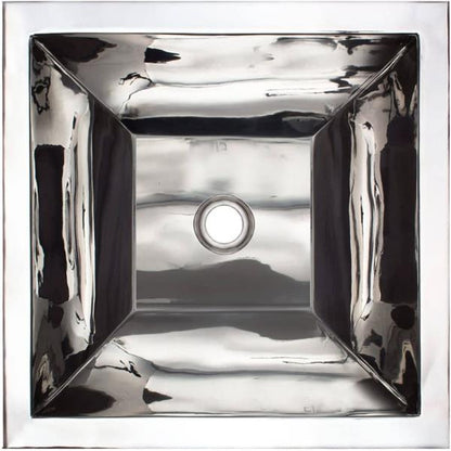 Linkasink - Coco Square Smooth Builder's Series Smooth Metal Sink