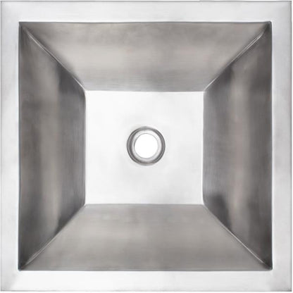 Linkasink - Coco Square Smooth Builder's Series Smooth Metal Sink
