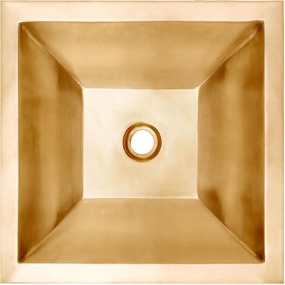 Linkasink - Coco Square Smooth Builder's Series Smooth Metal Sink