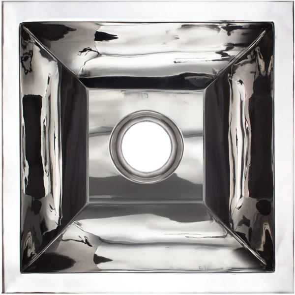 Linkasink - Coco Square Smooth Builder's Series Smooth Metal Sink