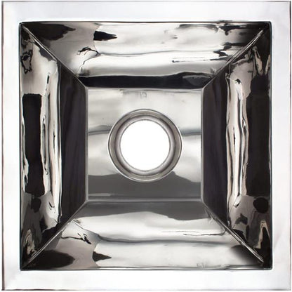 Linkasink - Coco Square Smooth Builder's Series Smooth Metal Sink