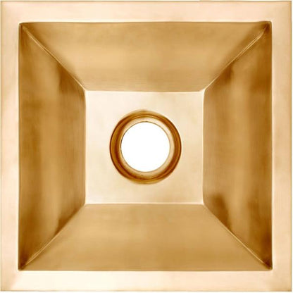 Linkasink - Coco Square Smooth Builder's Series Smooth Metal Sink