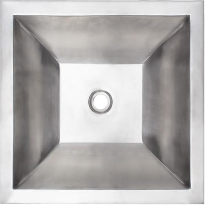 Linkasink - Coco Square Smooth Builder's Series Smooth Metal Sink