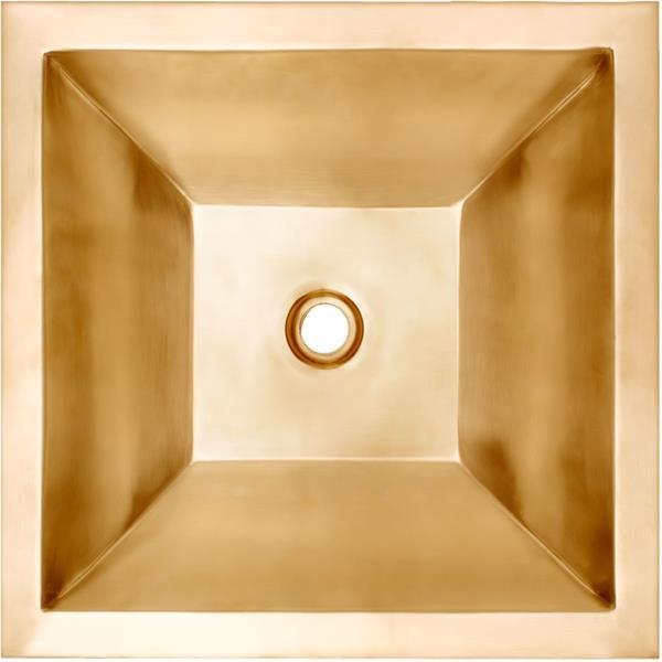 Linkasink - Coco Square Smooth Builder's Series Smooth Metal Sink