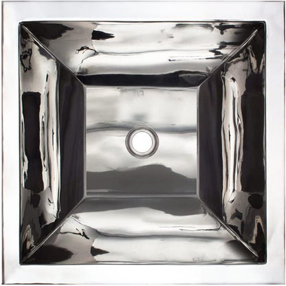 Linkasink - Coco Shallow Square Smooth Builder's Series Smooth Metal Sink