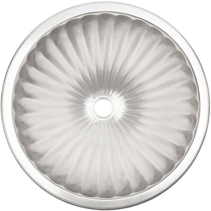 Linkasink - Cast Bronze Small Round Fluted Sink