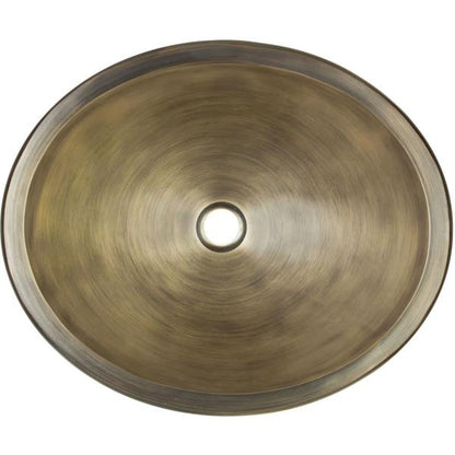 Linkasink - Cast Bronze Oval Smooth Sink