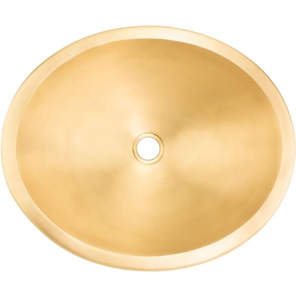 Linkasink - Cast Bronze Oval Smooth Sink