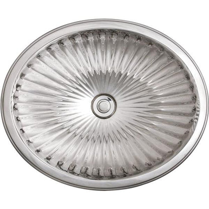 Linkasink - Cast Bronze Oval Fluted Sink