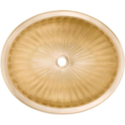 Linkasink - Cast Bronze Oval Fluted Sink