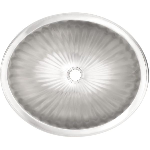 Linkasink - Cast Bronze Oval Fluted Sink