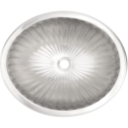 Linkasink - Cast Bronze Oval Fluted Sink