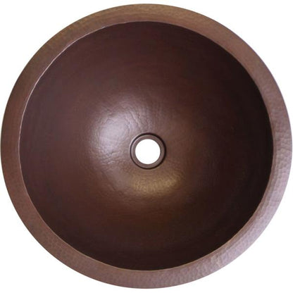 Linkasink - Hammered Metal Small Round Sink