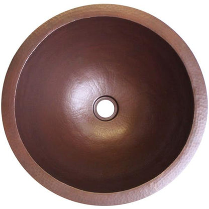 Linkasink - Hammered Metal Small Round Sink