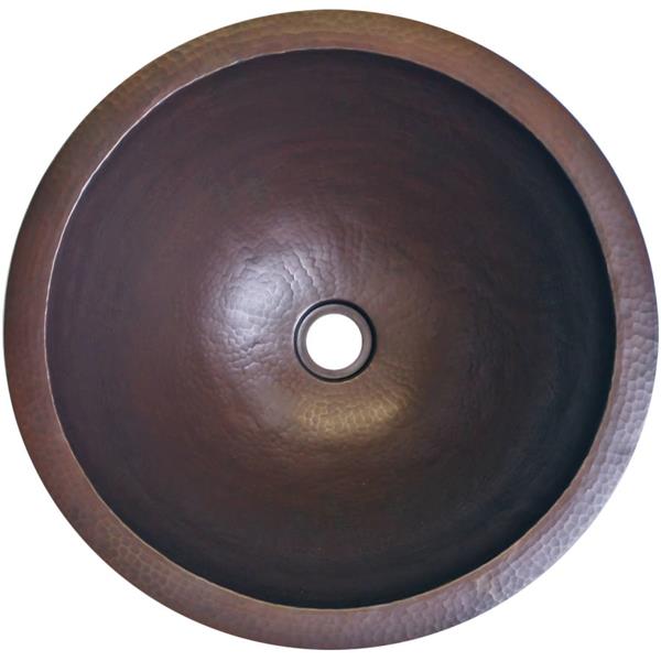 Linkasink - Hammered Metal Large Round Sink
