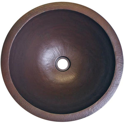 Linkasink - Hammered Metal Large Round Sink