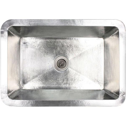Linkasink - Hammered Metal Hand-Crafted Kitchen Sink - Single Bowl