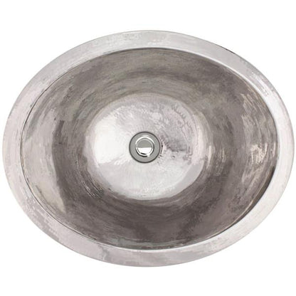 Linkasink - Hammered Metal Hand-Crafted Small Oval Sink