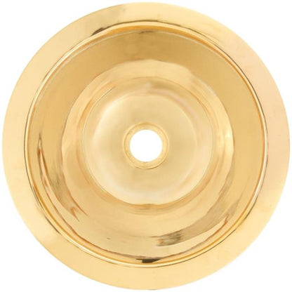 Linkasink - Small Round Hand-Crafted Smooth Metal Sink