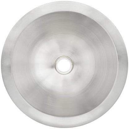 Linkasink - Small Round Hand-Crafted Smooth Metal Sink