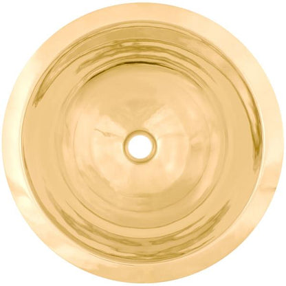 Linkasink - Large Round Hand-Crafted Smooth Metal Sink