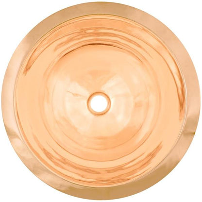 Linkasink - Large Round Hand-Crafted Smooth Metal Sink