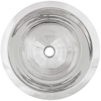Linkasink - Large Round Hand-Crafted Smooth Metal Sink