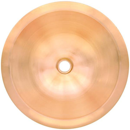 Linkasink - Large Round Hand-Crafted Smooth Metal Sink
