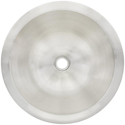 Linkasink - Large Round Hand-Crafted Smooth Metal Sink