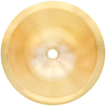 Linkasink - Large Round Hand-Crafted Smooth Metal Sink