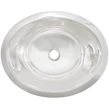 Linkasink - Oval Hand-Crafted Smooth Metal Sink