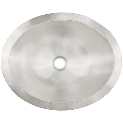 Linkasink - Oval Hand-Crafted Smooth Metal Sink