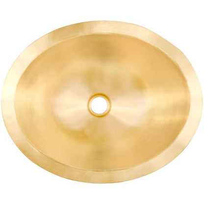 Linkasink - Oval Hand-Crafted Smooth Metal Sink
