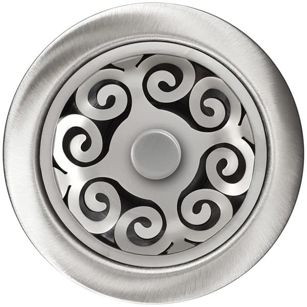 Linkasink - Hawaiian Quilt Disposal Flange With Stopper