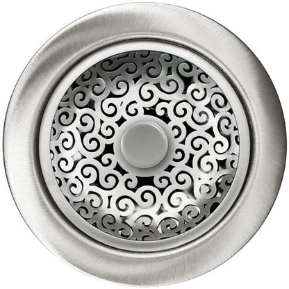 Linkasink - Swirl Disposal Flange With Stopper