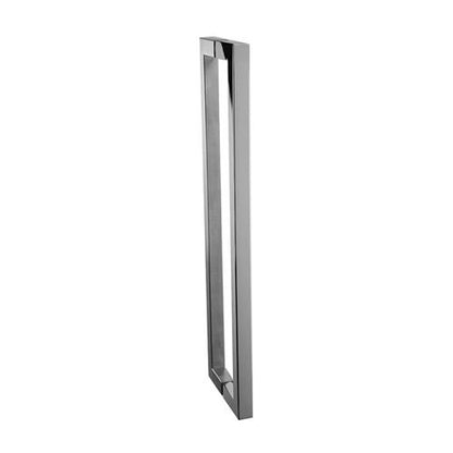 Linnea - Shower Door Pull Back to back mount: 1/2 Inch or 3/4 Inch glass.