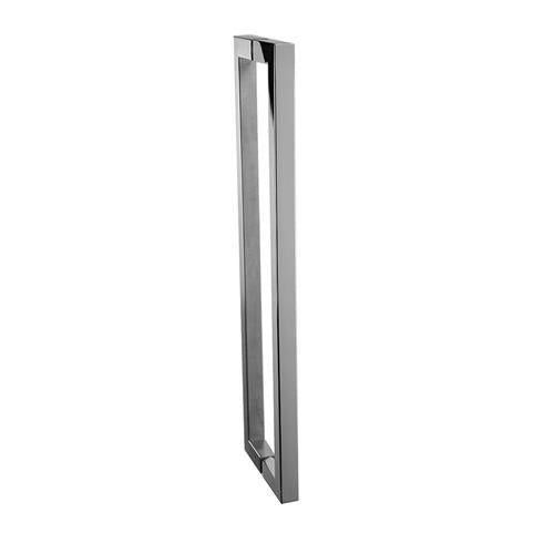 Linnea - Shower Door Pull Back to back mount: 1/2 Inch or 3/4 Inch glass.