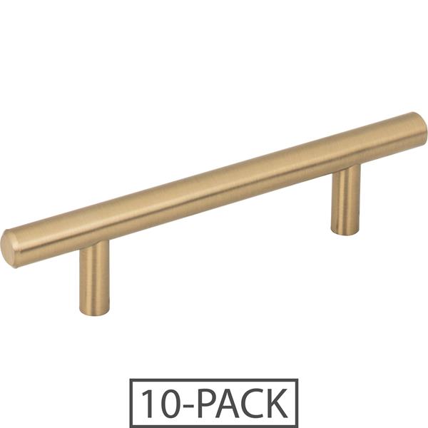 Elements - 3 Inch Center-to-Center Naples Cabinet Bar Pull - 10-Pack